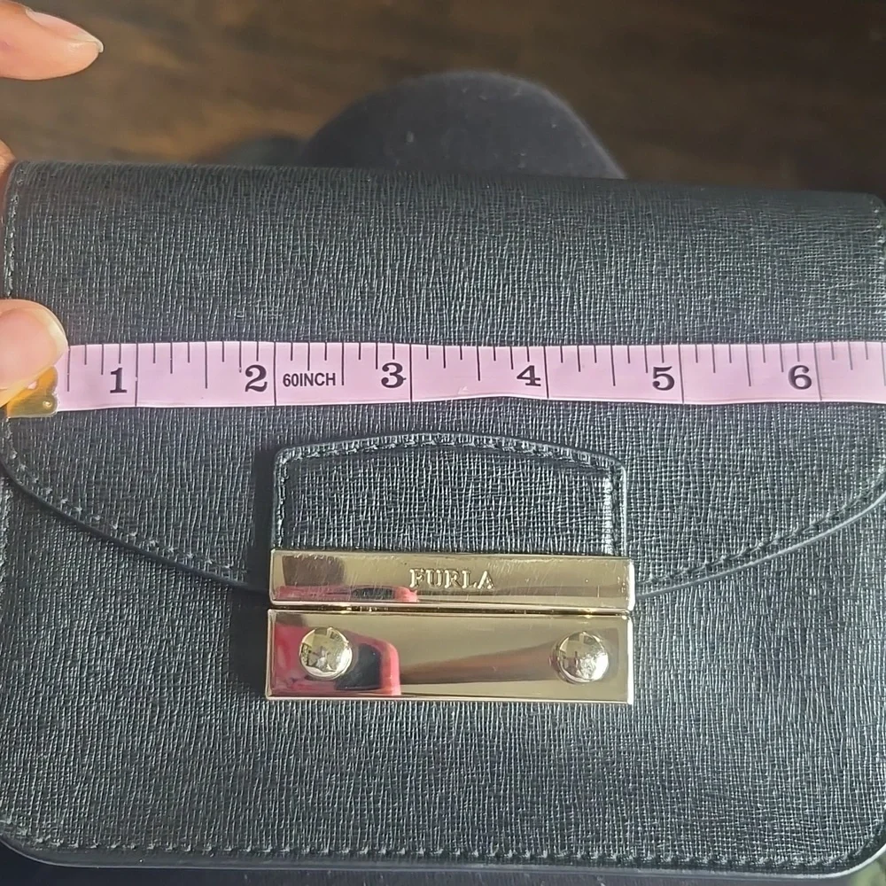 Black Furla Crossbody Bag - Picture 8 of 11